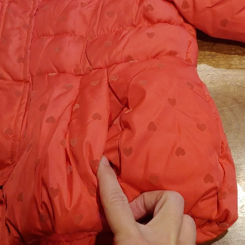 Cherokee Pink Heart Winter Jacket Size 3T